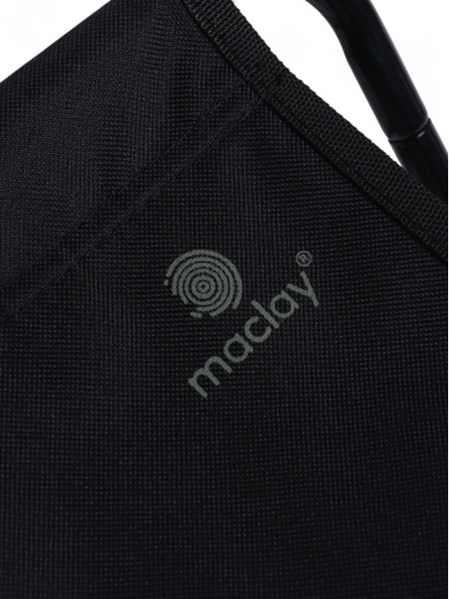 Стул туристический maclay, 25×23×27 см, до 80 кг, складной, разборный, чёрный