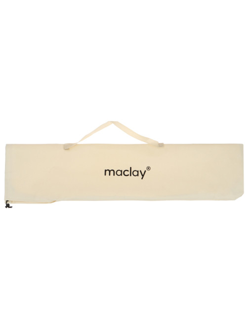 Кресло складное maclay, с подстаканником, 48×48×76 см, до 100 кг, бежевое