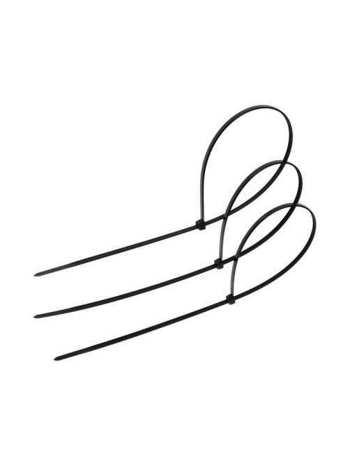 Хомут нейлоновый для стяжки, ТУНДРА, 3.6×370 мм, черный, 100 шт.