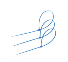 Хомут нейлоновый для стяжки, ТУНДРА, 3.6×250 мм, синий, 25 шт.