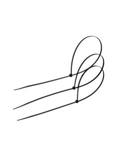 Хомут нейлоновый для стяжки, ТУНДРА, 4.8×450 мм, черный, 100 шт.