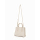 Сумка женская тоут TEXTURA на молнии, 29×10×25 см, однотонная, молочная