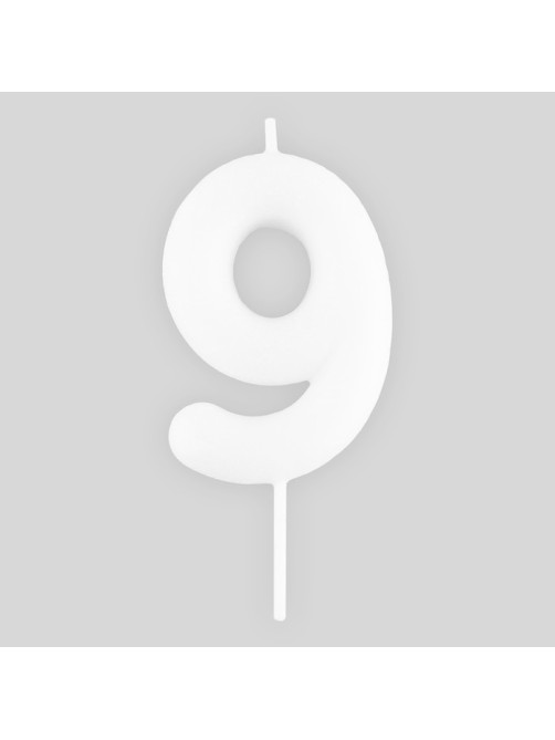 Свеча для торта, цифра «9», светится в темноте, 3.8×8 см