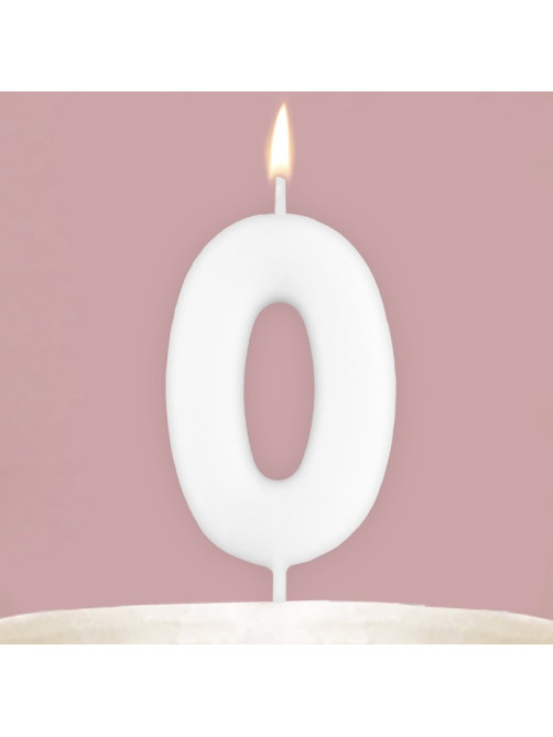 Свеча для торта, цифра «0», светится в темноте, 3.8×8 см