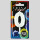 Свеча для торта, цифра «0», светится в темноте, 3.8×8 см