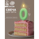 Свеча для торта, цифра «0», светится в темноте, 3.8×8 см