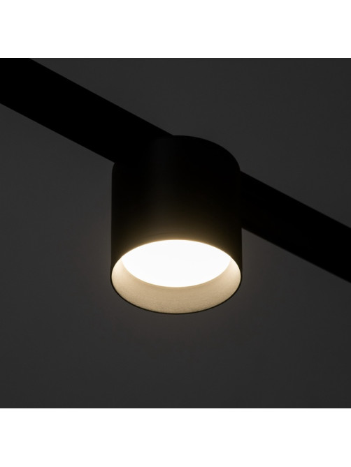 Светильник трековый BayerLux SLIM «Бочонок», LED, 8 Вт, 3000K-6000К, 48 В, CRI90, 8×8×6.2 см, чёрный