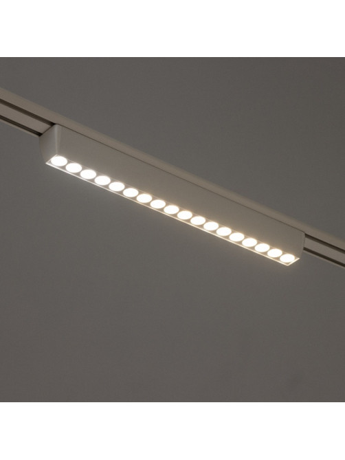 Светильник трековый BayerLux SLIM «Линза-33», LED, 18 Вт, 3000K-6000К, 48 В, CRI90, 3.2×3.8×33.8 см, белый