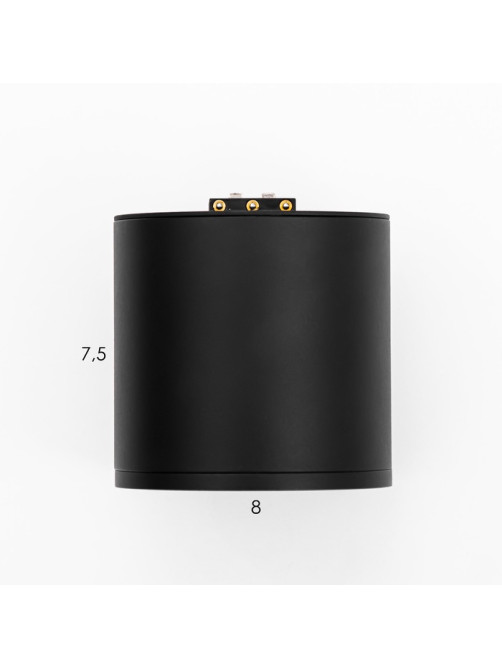 Светильник трековый BayerLux SLIM «Бочонок», LED, 8 Вт, 3000K-6000К, 48 В, CRI90, 8×8×6.2 см, чёрный