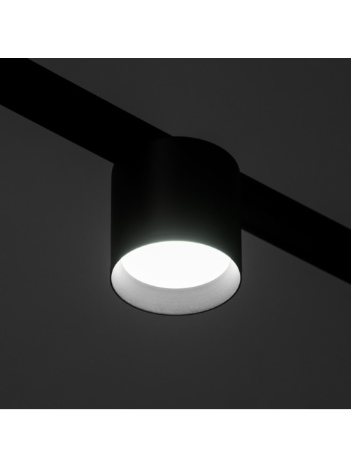 Светильник трековый BayerLux SLIM «Бочонок», LED, 8 Вт, 3000K-6000К, 48 В, CRI90, 8×8×6.2 см, чёрный