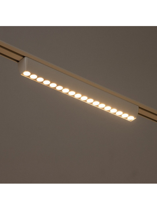Светильник трековый BayerLux SLIM «Линза-33», LED, 18 Вт, 3000K-6000К, 48 В, CRI90, 3.2×3.8×33.8 см, белый