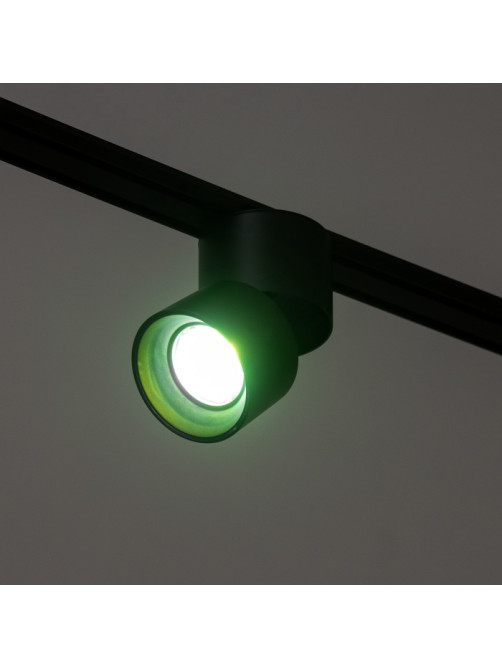 Светильник трековый BayerLux SLIM «Точка», LED, 5 Вт, 3000K-6000К, 48 В, CRI90, 8×8×9.5 см, чёрный