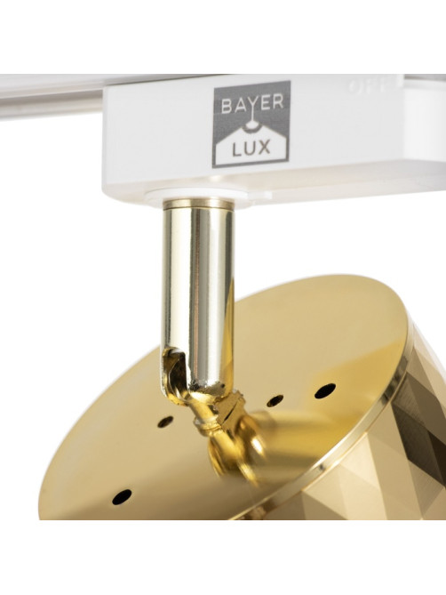 Светильник трековый BayerLux Simple «Алисер» GU10, 220 В, 7.5×7.5×20 см, золото