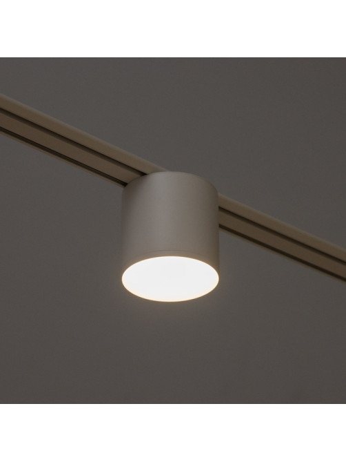 Светильник трековый BayerLux SLIM «Цилинр», LED, 12 Вт, 3000K-6000К, 48 В, CRI90, 8×8×7.5 см, белый