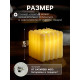 Светодиодная фигура «Куб» 5×5 см, от батареек AG13×3, свечение тёплое белое