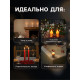 Светодиодная свеча «Золотистая», 18×5.5 см, от батареек AAx2, свечение тёплое белое