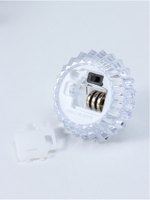 Светодиодная свеча LED - ночник RISALUX «В чаше», от батареек 3×LR1130, прозрачный, 6×6×4 см