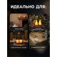 Светодиодная фигура «Свеча шарики» 5×5 см, от батареек AG13×3, свечение тёплое белое