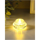 Светодиодная свеча LED - ночник RISALUX «В чаше», от батареек 3×LR1130, прозрачный, 6×6×4 см