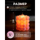 Светодиодная фигура «Свеча шарики» 5×5 см, от батареек AG13×3, свечение тёплое белое