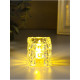 Светодиодная свеча LED - ночник RISALUX «В кубе», 3×LR1130, прозрачный, 4.7×4.7×4.7 см