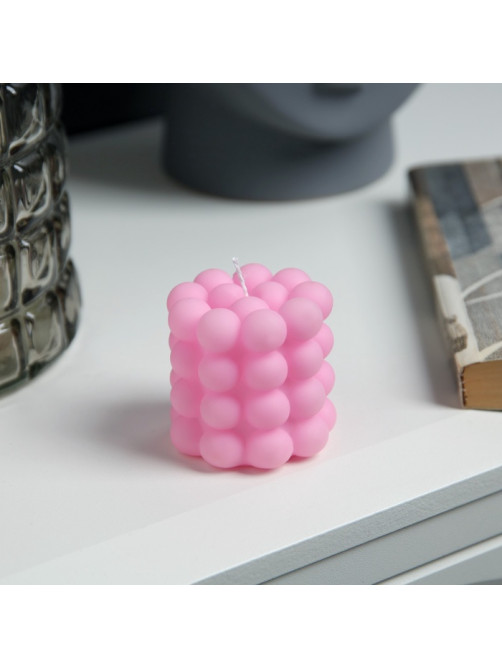 Светодиодная фигура «Свеча шарики» 5×5 см, от батареек AG13×3, свечение тёплое белое
