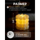 Светодиодная фигура «Свеча шарики» 5×5 см, от батареек AG13×3, свечение тёплое белое