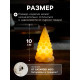 Светодиодная фигура «Ёлочка» 10×5 см, от батареек AG13×3, свечение тёплое белое