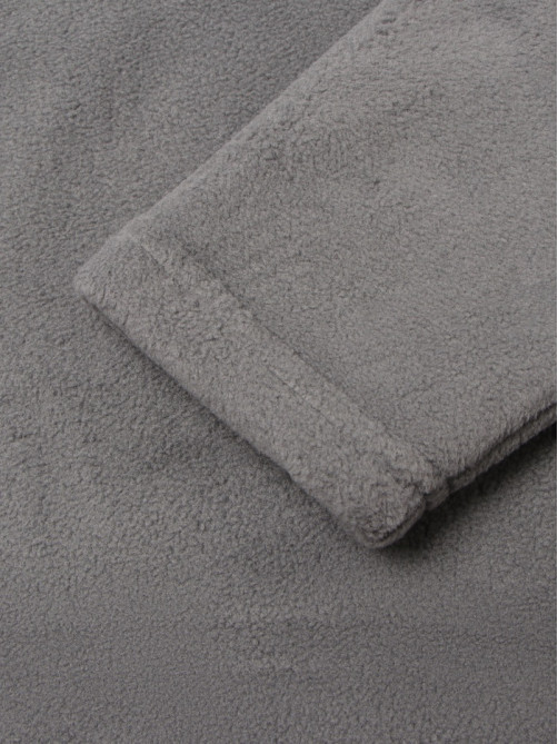 Свитшот детский флисовый MINAKU: Fleece Soft, серый, рост 134-140 см