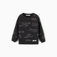 Свитшот детский с начёсом KAFTAN: Level up, серый, размер 28 (86-92 см)