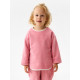 Свитшот для девочки флисовый MINAKU: Fleece Soft, розовый, рост 98-104 см