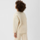 Свитшот детский флисовый MINAKU: Fleece Soft, бежевый, рост 122-128 см