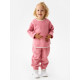 Свитшот для девочки флисовый MINAKU: Fleece Soft, розовый, рост 98-104 см