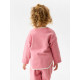Свитшот для девочки флисовый MINAKU: Fleece Soft, розовый, рост 116-122 см