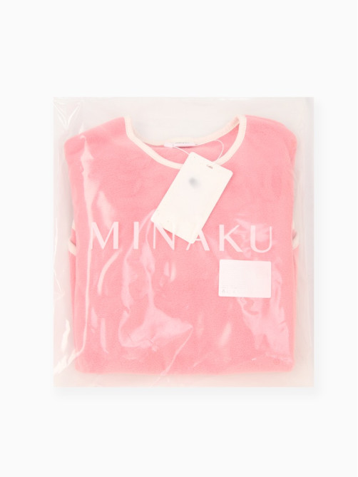 Свитшот для девочки флисовый MINAKU: Fleece Soft, розовый, рост 116-122 см