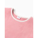 Свитшот для девочки флисовый MINAKU: Fleece Soft, розовый, рост 104-110 см