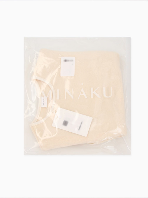 Свитшот детский флисовый MINAKU: Fleece Soft, бежевый, рост 122-128 см