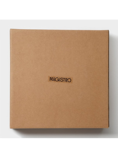 Тарелки глубокие Magistro Hypnose, 900 мл, 23×4.5 см, набор 2 шт., фарфор, белые