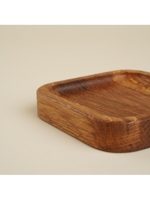 Набор тарелок - подставок SL Home, 10×10×2 см, 3 шт., дуб