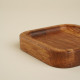 Набор тарелок - подставок SL Home, 10×10×2 см, 3 шт., дуб
