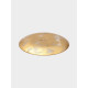 Тарелка Magistro Gold Dust, d=21 см, стекло, золотистая