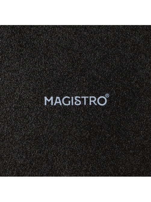 Набор тарелок фарфоровых Magistro Carbon, 21×18.5 см, 2 шт., цвет чёрный
