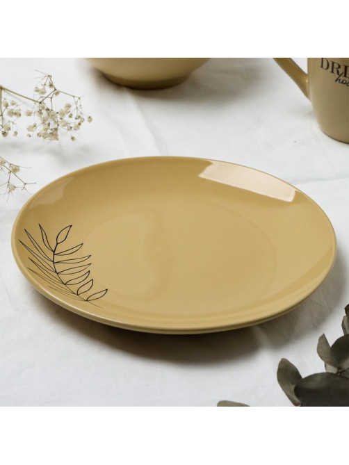 Тарелка керамическая «Стиль», 21 см, Dolce Ceramo