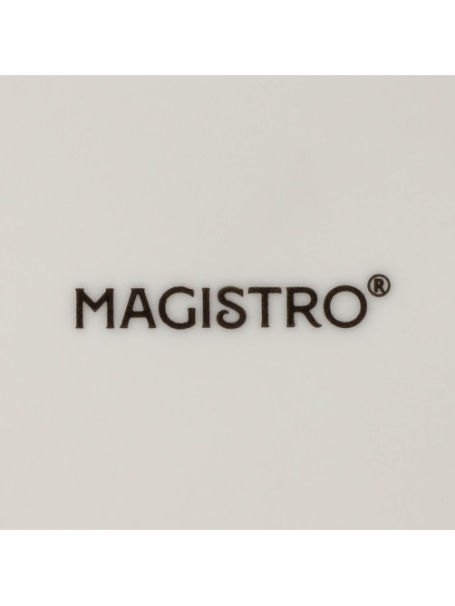 Тарелки Magistro Terazzo, d=27 см, набор 2 шт., фарфор, белые