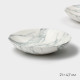 Тарелки глубокие Magistro Real Marble, 800 мл, 21×4.7 см, набор 2 шт., фарфор, белые