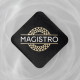 Десертная тарелка Magistro «Смоук», 20.5×2.2, стекло, белая, прозрачная
