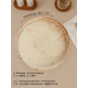 Тарелка с бортиком Magistro Organic brown, d=28.2 см, фарфор, бежевая