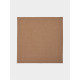 Тарелки обеденные Доляна White Label, набор 4 шт., d=25 см, утолщенный край, фарфор, белые