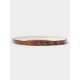 Тарелка Magistro Wood, d=25.3 см, фарфор, коричневая