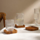 Набор тарелок - подставок SL Home, 10×10×2 см, 3 шт., дуб